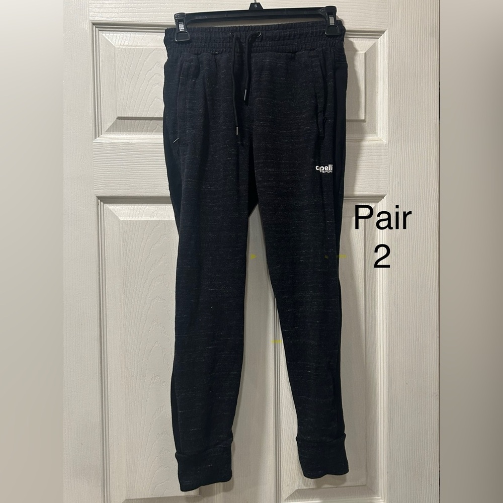 Capelli Sport of New York Dark gray and black Heathered Jogger pant .